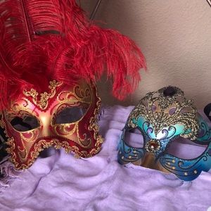 Hand painted masks